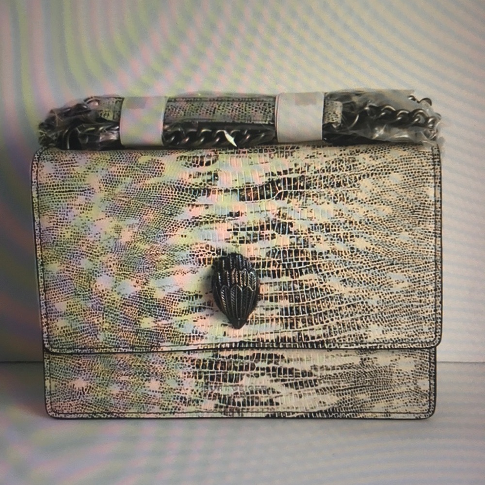 kurt Geiger London Shoreditch Lizard Embossed Leather Crossbody bag